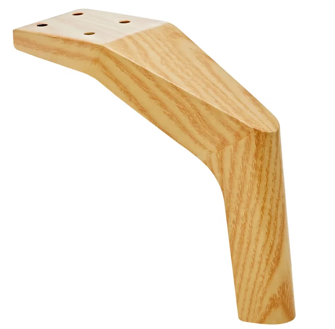 Oem Wood Grain Good Quality Modern Furniture Accessories Coffee Table Sofa Chair Base Legs Hardware Wooden Sofa Leg