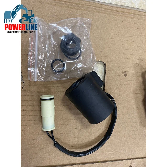 Factory price Construction machinery parts EC210 EC290 Solenoid Coil 14527267 VOE14527267  24v