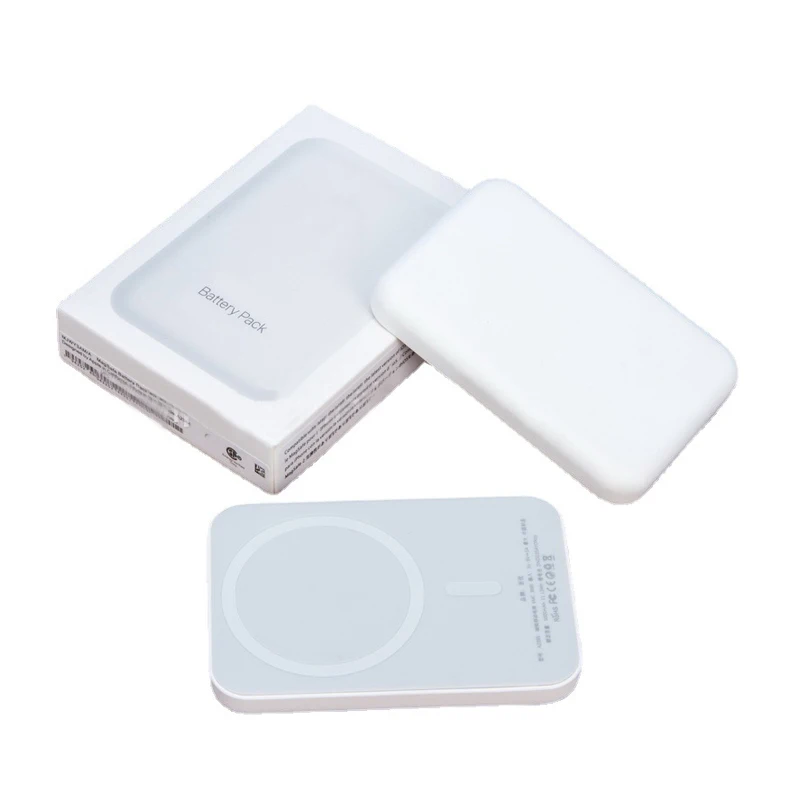 2 hot mini magnetic wireless power bank colorful 5000mah 3000mah magnet wireless charger powerbank for iPhone 12 13 14 pro max