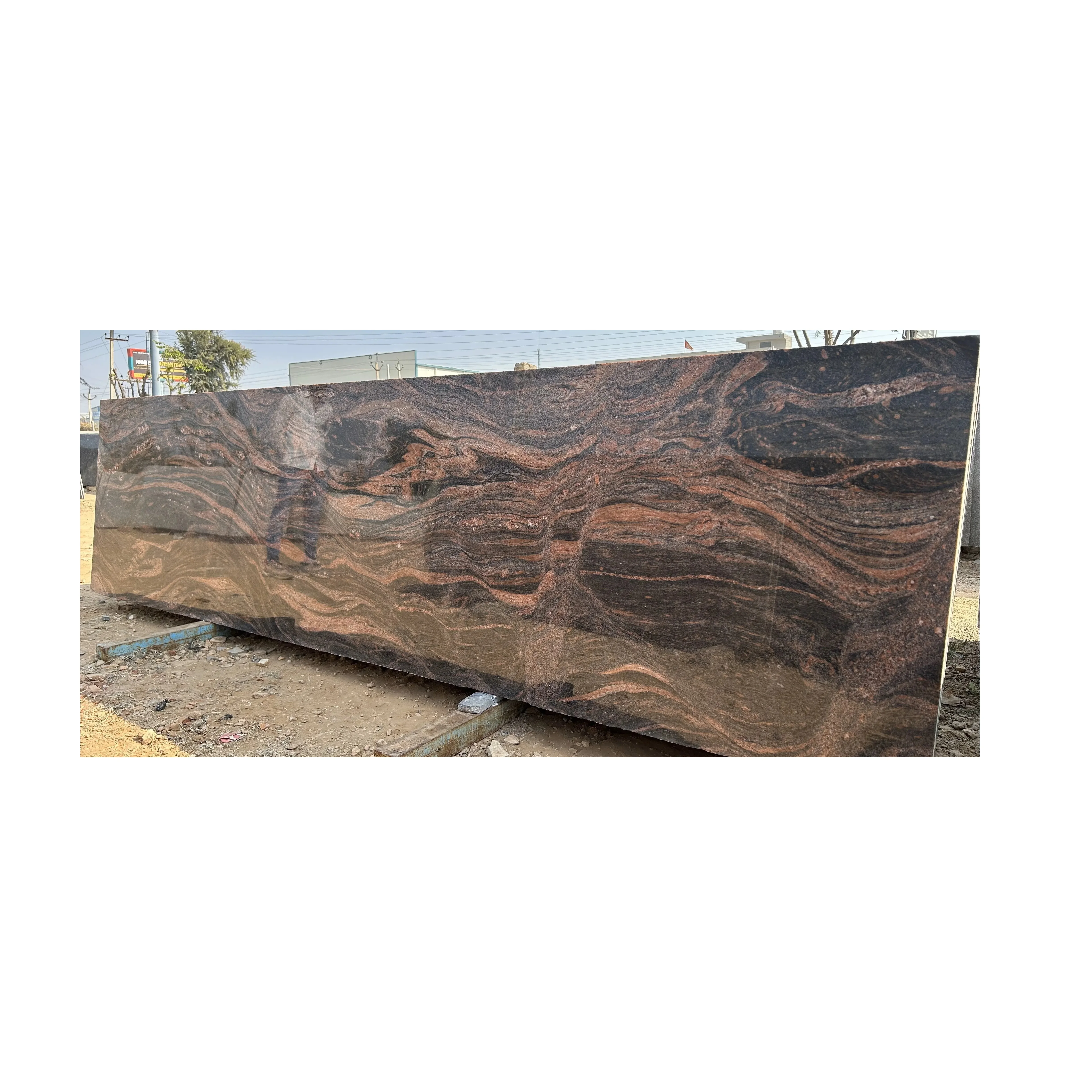 Good Quality Natural Stone Brown Italian Marble Himalayan Marble Slab for Kitchen Room and Living Room Wall Decoration
