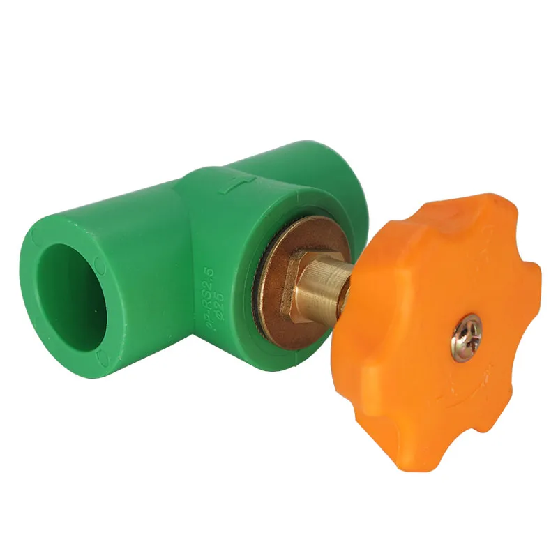 PPR фитинги Турция Дизайн стопорный клапан белый цвет оптом ppr труба фитинг pn25 ppr стопорный клапан