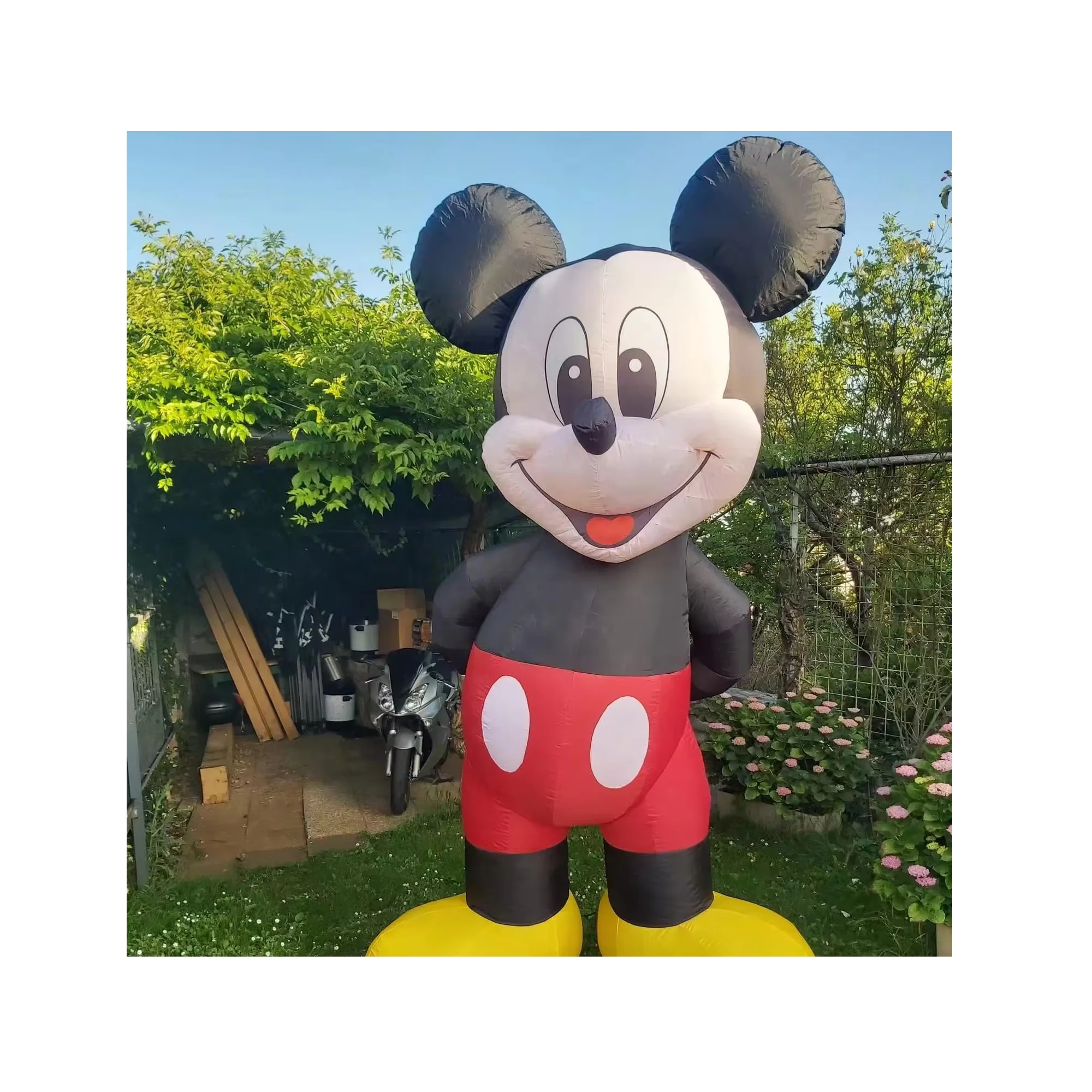 High Quality Customized Giant Mickey And Minnie Cartoon Character Mouse Inflatable Advertising Model Factory Price