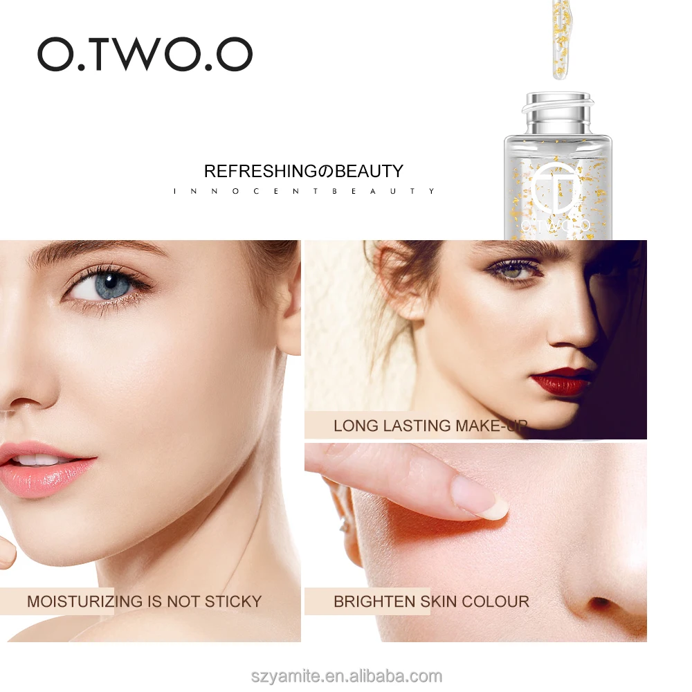  O.TWO.O Professional Makeup Primer Anti-Aging Moisturizer Face Care Essential Oil Base Liquid 18ml