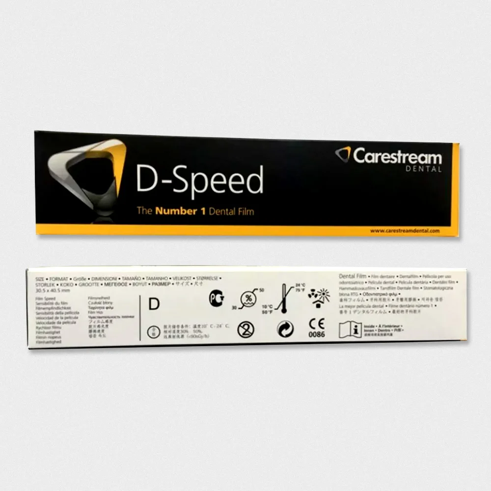 Dental Kodak интраоральный D-Speed 100 рентгеновские пленки Carestream DF-58 взрослого размера 2 PD
