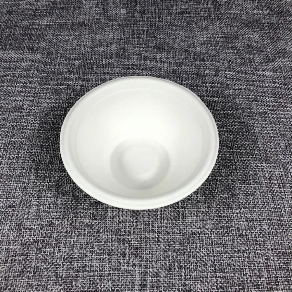 A34 Promotion 15%off biodegradable sugarcane bagasse degradable soup bowl bio sugar cane pulp oval with lid 32 40 oz 1000ml