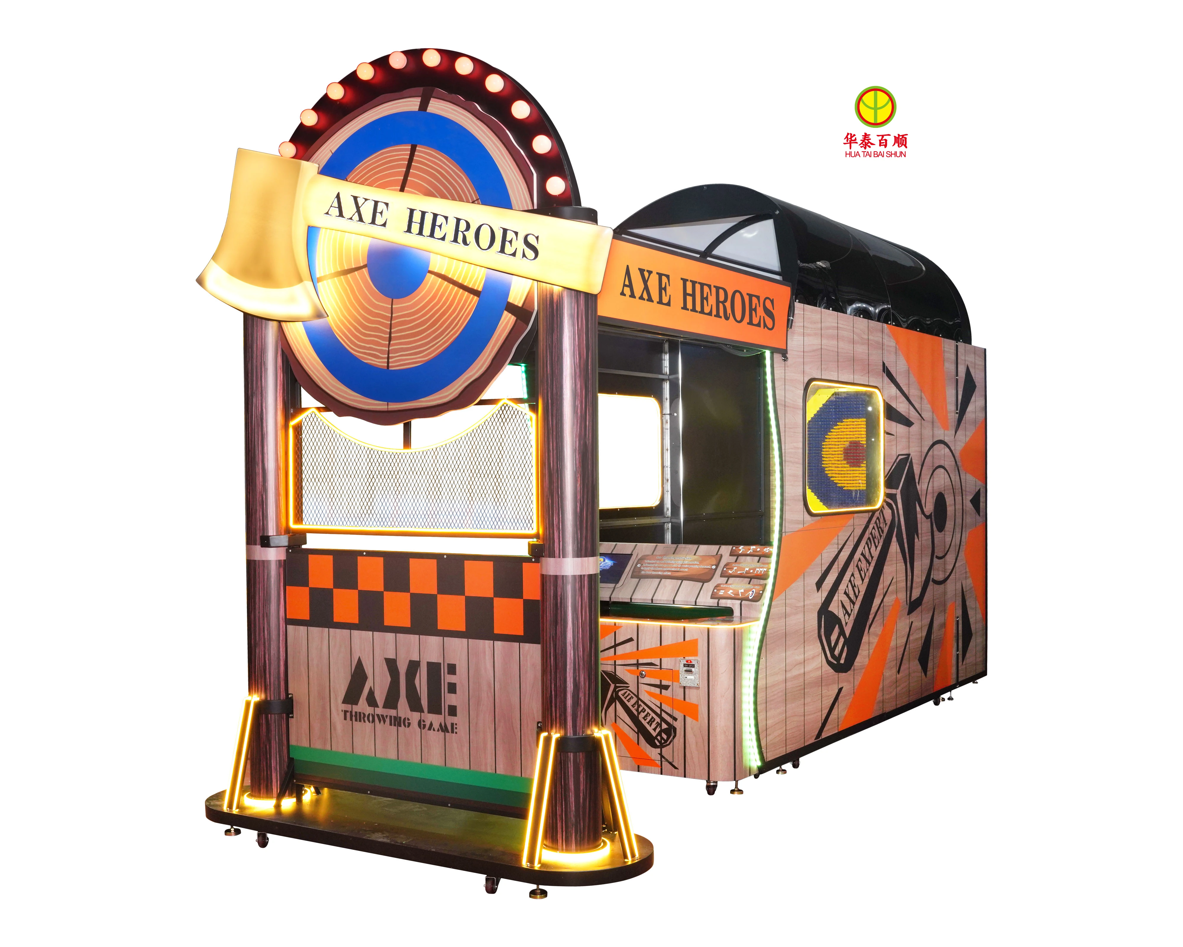 Redemption Machine Games Coin Operated Arcade Redemption Axe Throwing Game Machine Interactive Games Indoor Kids Picture Nox Vr