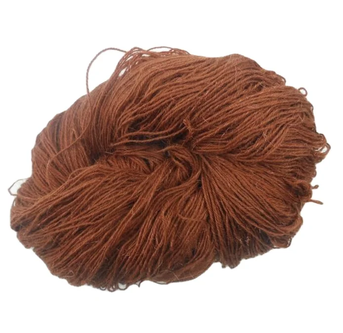 Заводские цены, кольцевая пряжа, белая и окрашенная шерстяная/нейлоновая смешанная пряжа