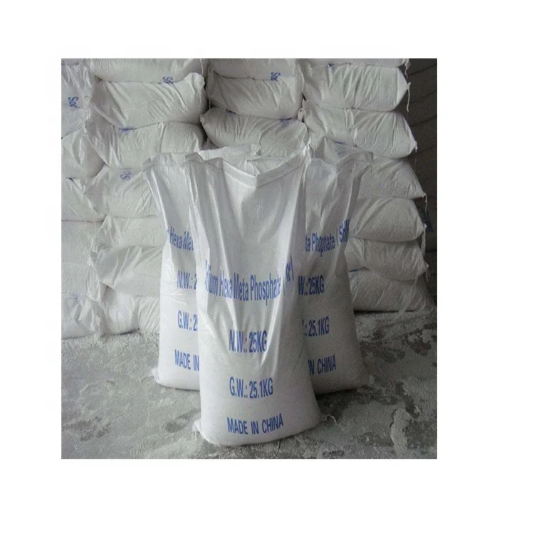 TECH GRADE SHMP 68%WHITE CRYSTAL SODIUM HEXAMETAPHOSPHATE SHMP 68%