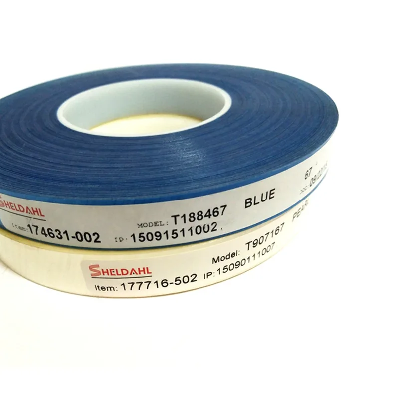 Blue 67degree REV Abrasive belt joint plastic tape for making sanding belt 19MMx100m