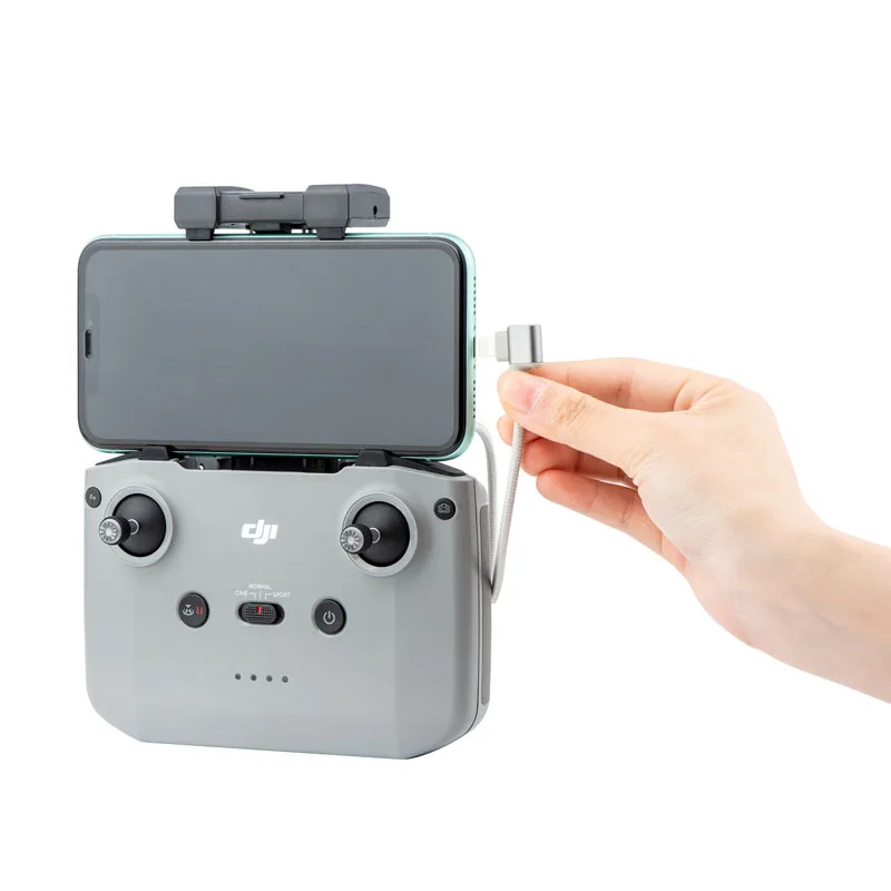 STARTRC Data Cable Type-C 30cm Upgrade to Lightning Type C for DJI Mini 3 Pro Mavic 3 Air 2S Mini 2 RC-N1 Remote Controller