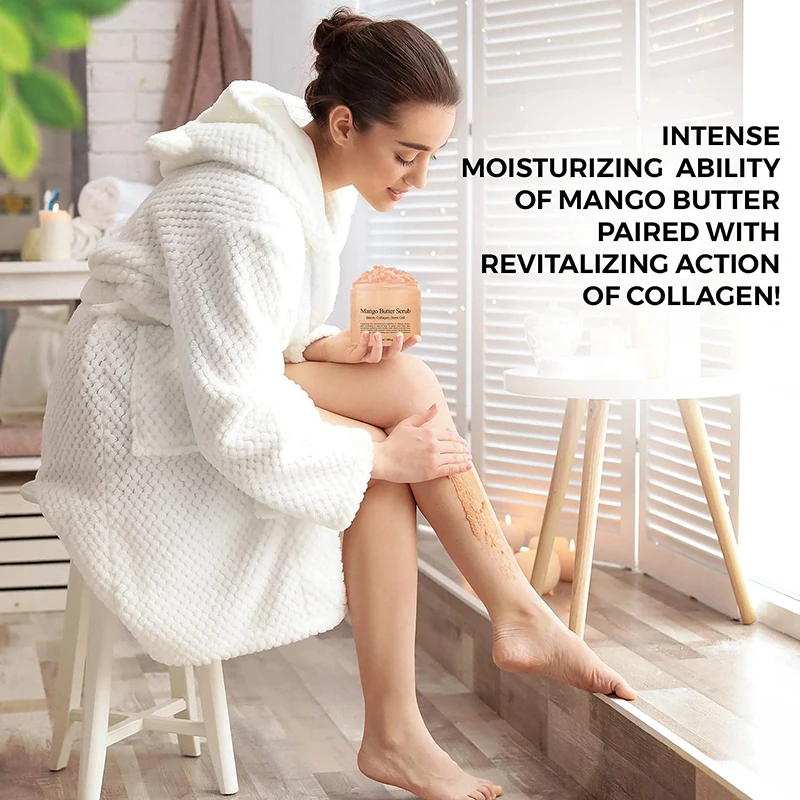 Wholesale Custom Logo Natural Bath Cleansing Whitening Organic fruit  Body Scrub For Hair