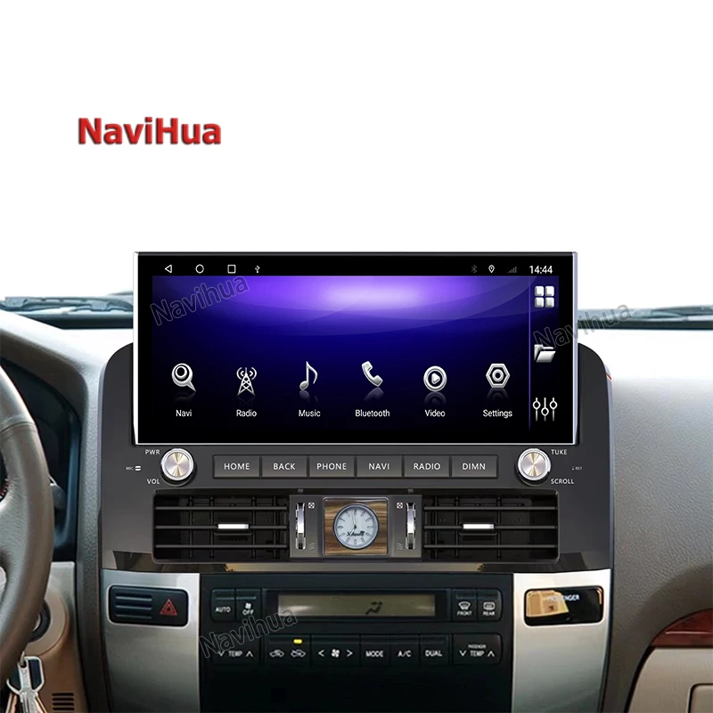 NAVUHUA 12.3 Inch Multimedia Video Player Touch Screen Android 10 Car Radio for Toyota Land Cruiser Prado 150 Prado 2018 - 2020