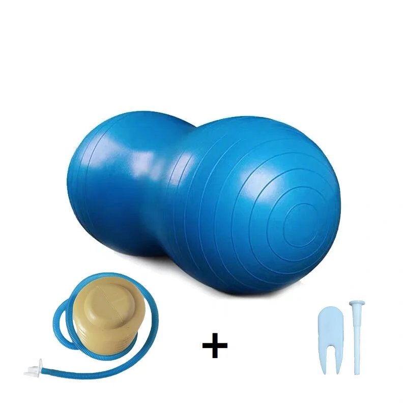 Wholesale balance massage gym exercise ball fitness yoga peanut pvc yoga exercise ball