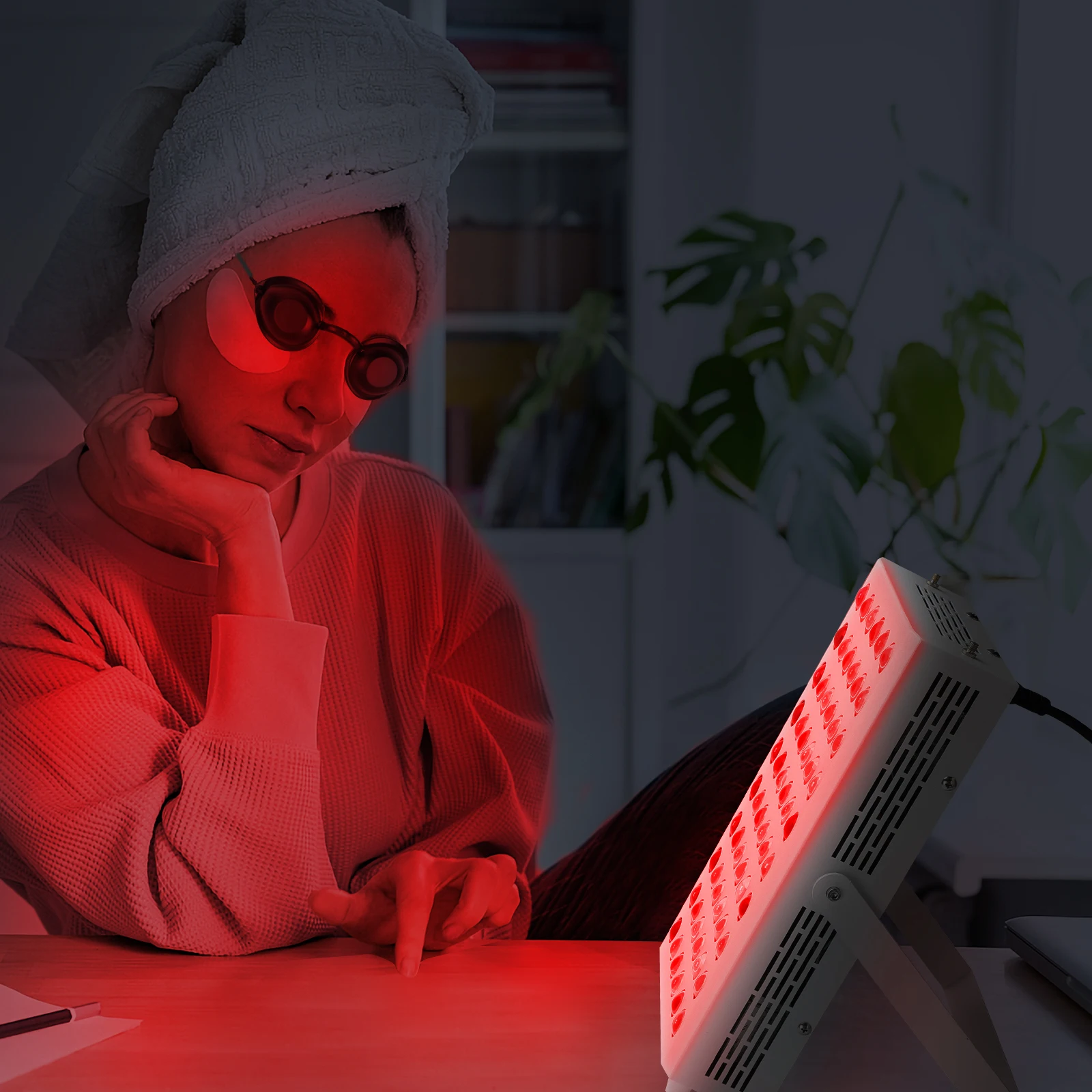 Full Body Red Led Light Therapy Machine 60Pcs 5W 660Nm 850Nm Therapy Red Light Therapy Panel For Pain Relief