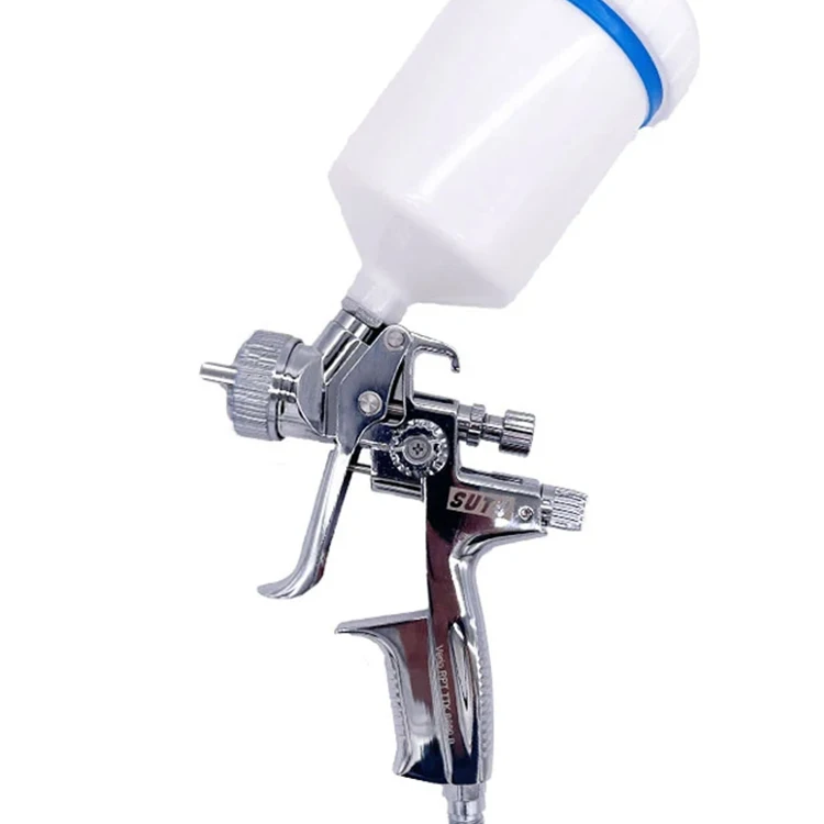 Wholesale Professional Paint HVLP 1.3mm Spray Gun Set 600cc Plastic Cup Gravity Feed Air Paint Spray Gun