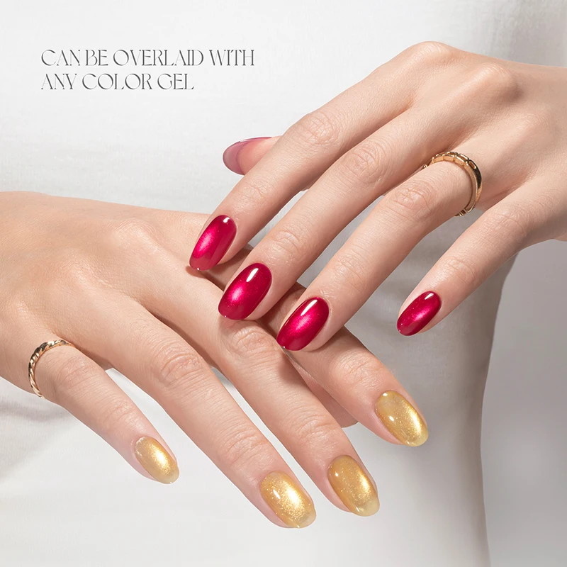 Gulauri White Diamond Magnetic cat eye gel super shiny ripple cat eye gel magnetic diamond cat eye gel