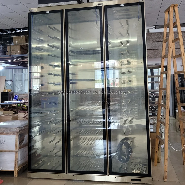Suspended Wine Chiller Cabinets Coolers Free-Standing or Built-in Wine Refrigerator Contemporary Wine Room Cellar refrigerators