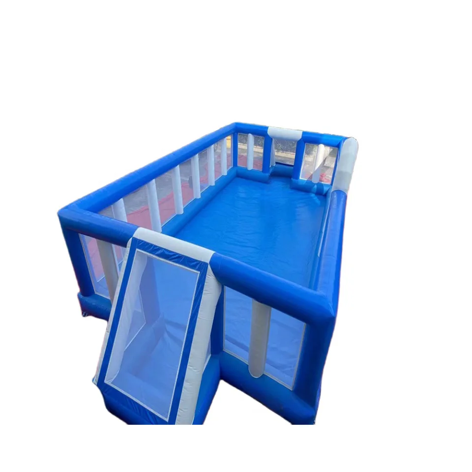 Customized Inflatable Football Field Soccer Field entertainment for adults commercial inflatable bounce house outdoor games