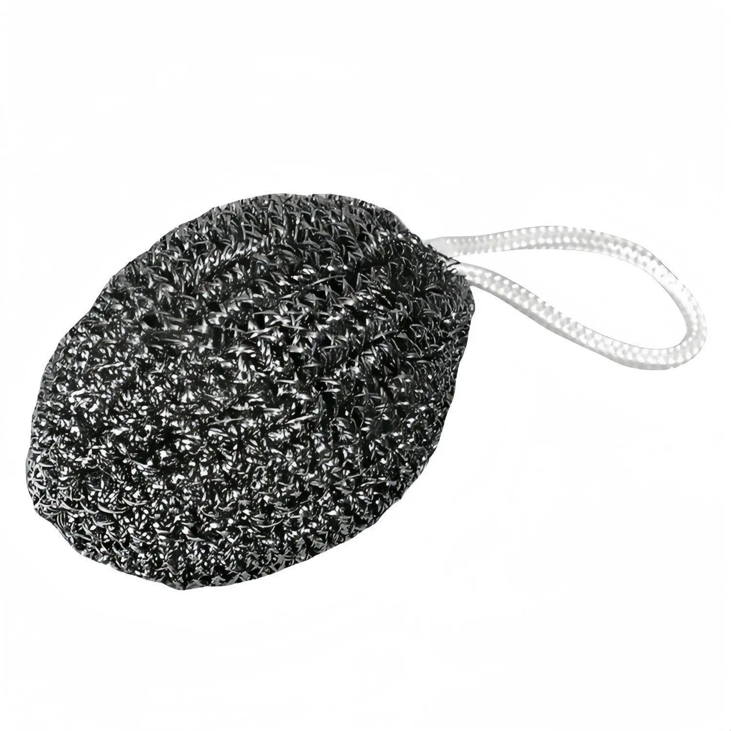 New Design Not Easy to Rust Stainless Steel Scourer Kitchen Wire Washing Balls Scrubbing Sponges With Hanging Rope