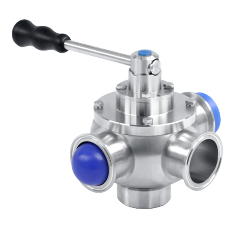 Donjoy Manual 1'-4' Sanitary Arc Valve SS304/ 316L Regulating Structure Cutting Reserving Media With Flexible Cleaner