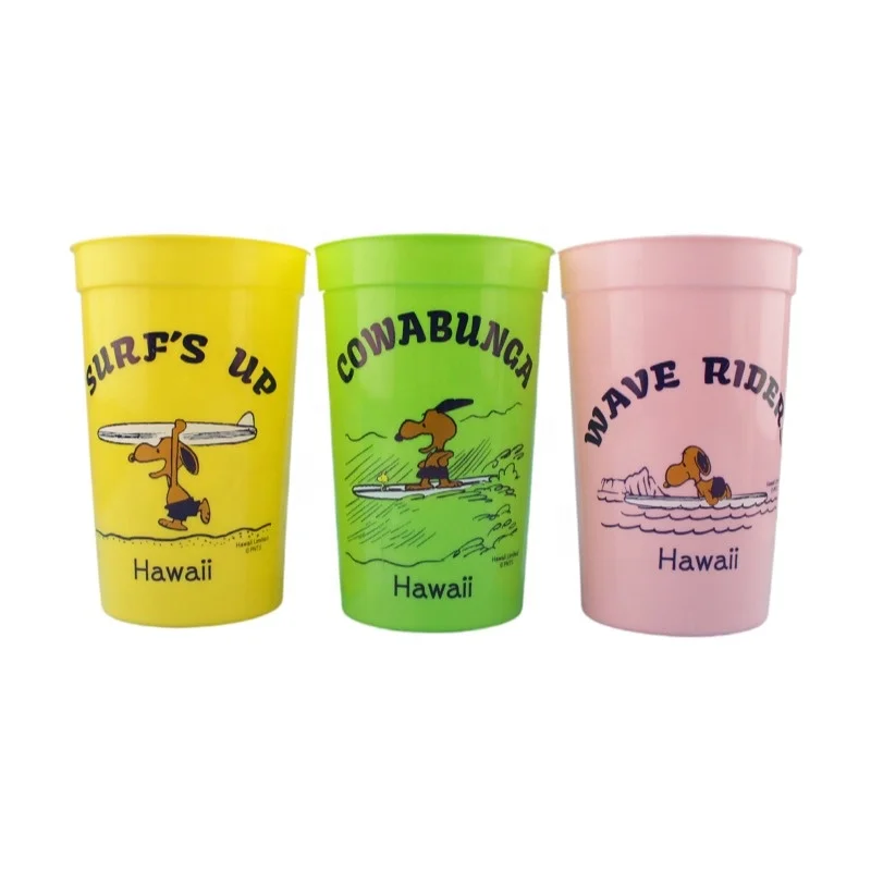 Promotional 16 OZ stadium cups BPA free plastic cups for parties and events