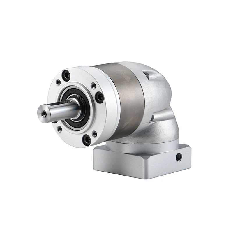 DWG Series 60mm round Flange Right Angle Planetary Gearbox Reducer 1 Stage 3.1-10.1 Ratio  Servo Motor