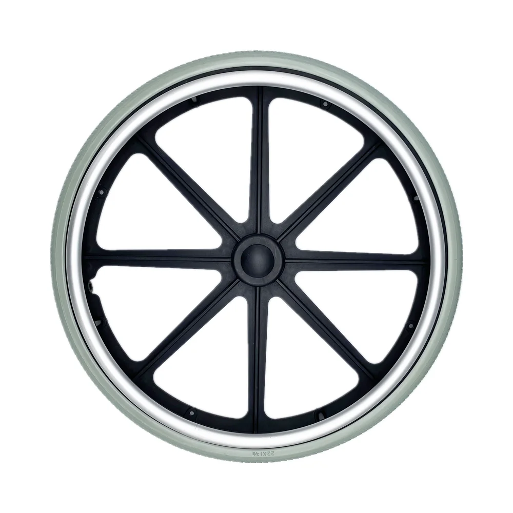 Wheelchair Replacement Back Wheel  Wheelchair Tires Mag Wheel 22 Inch Rear Wheel for Wheelchair