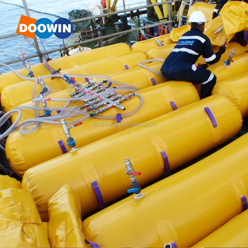 The best choice overload PVC rescue boat Sausage Bag For Lifeboat Load Test