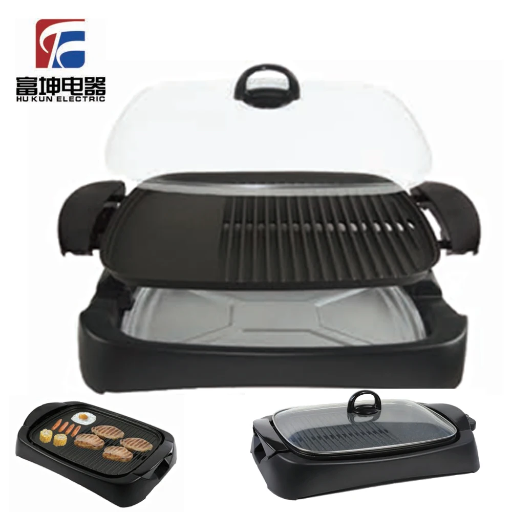 electric grill non stick coating detachable grilldle plate FK 4022 home appliances BBQ