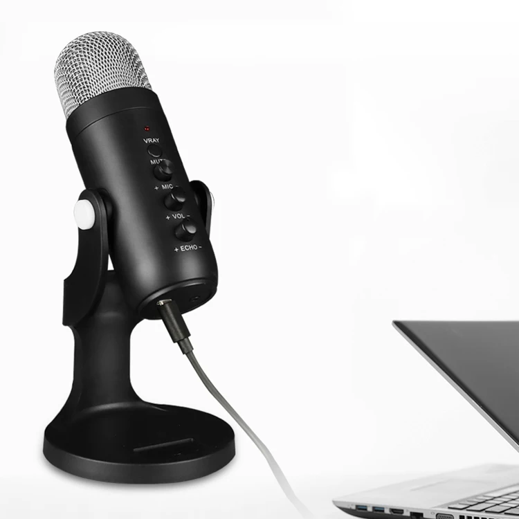 Weston MU900 USB Microphone, Plug & Play PC  Computer Condenser Mic for Recording, Gaming, Streaming