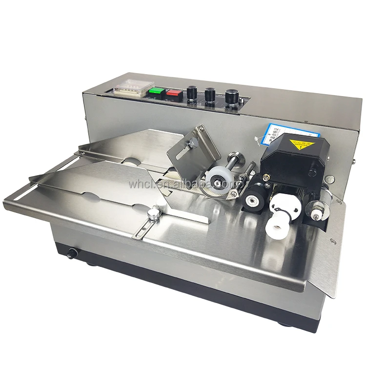 380F Stainless Steel Solid Ink Roller Coder Printer Box Bag Date Printing Coding Machine