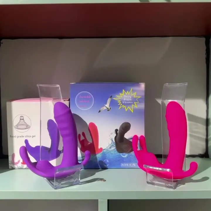 2024 Best Selling APP Wireless Control 4 Frequency Panty Wearable Vibrator Dildo Anal Butterfly Vibrator For Woman