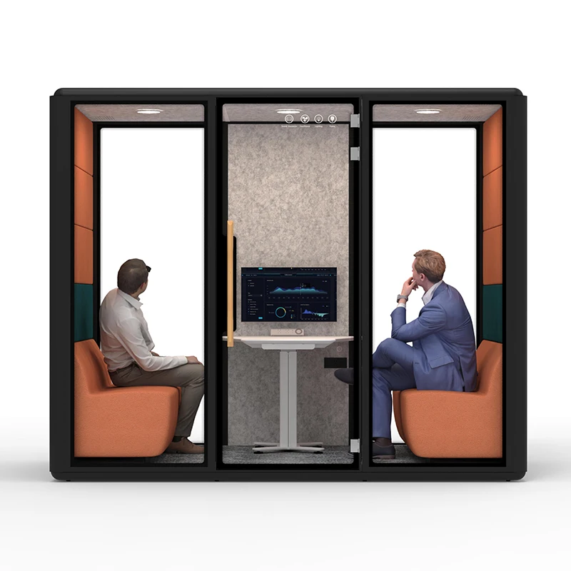 customized colorful soundproof portable office pod soundproof office phone booth Private Space audiometric booth for office