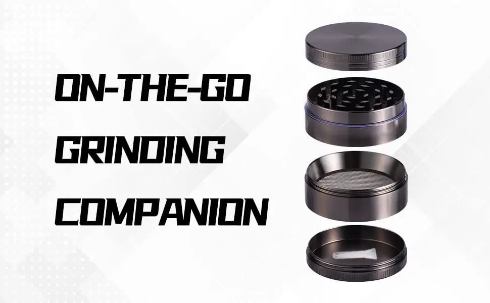 DEBANG herb grinder 40mm 50mm 55mm 63mm 75mm 100mm Custom Logo 4 layers tobacco herb grinder