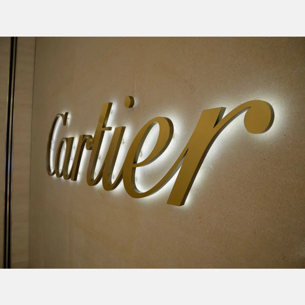 IKE Custom Advertisement Acrylic Base Led Backlit Sign