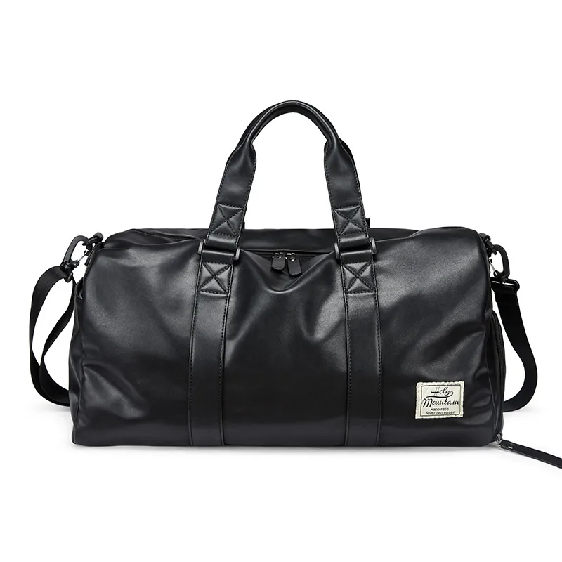 2021 high quality leather luggage travel bags duffle shoe bag custom sports travel bags for men