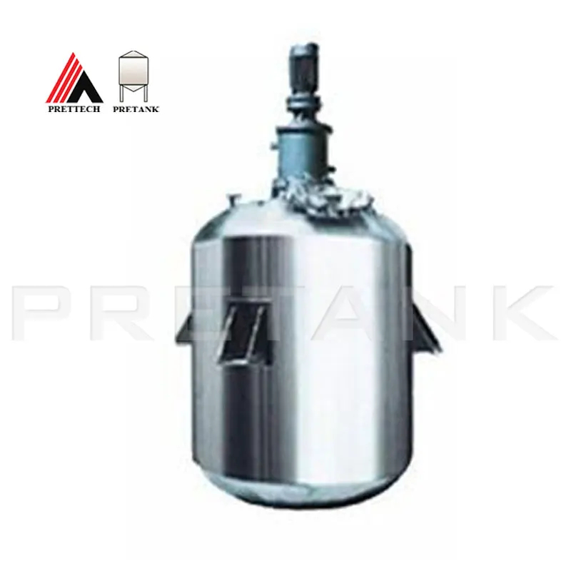 Customized Jacketed Stainless Steel Chemical  Coil Reactor For Resin Adhesives Paint Cosmetics