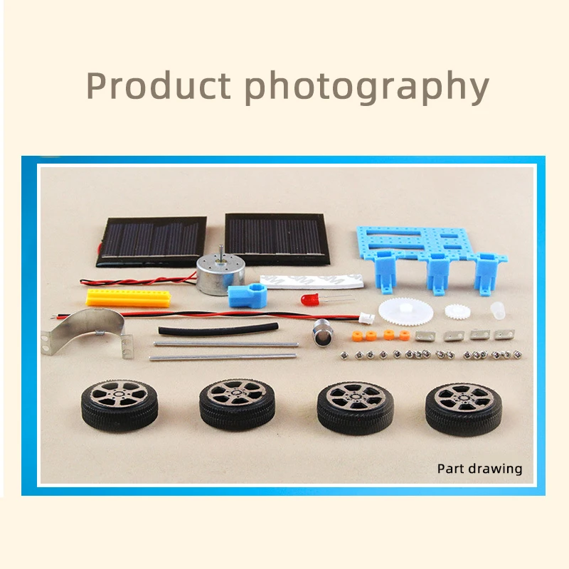 Новое поступление DIY solar rover electronics steam Детские Обучающие научные наборы