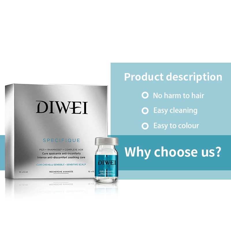 Diwei Hair Oil OEM/ODM Factory Hair Damage Repair Best Selling Hair Care Essential Oil Brand Brand