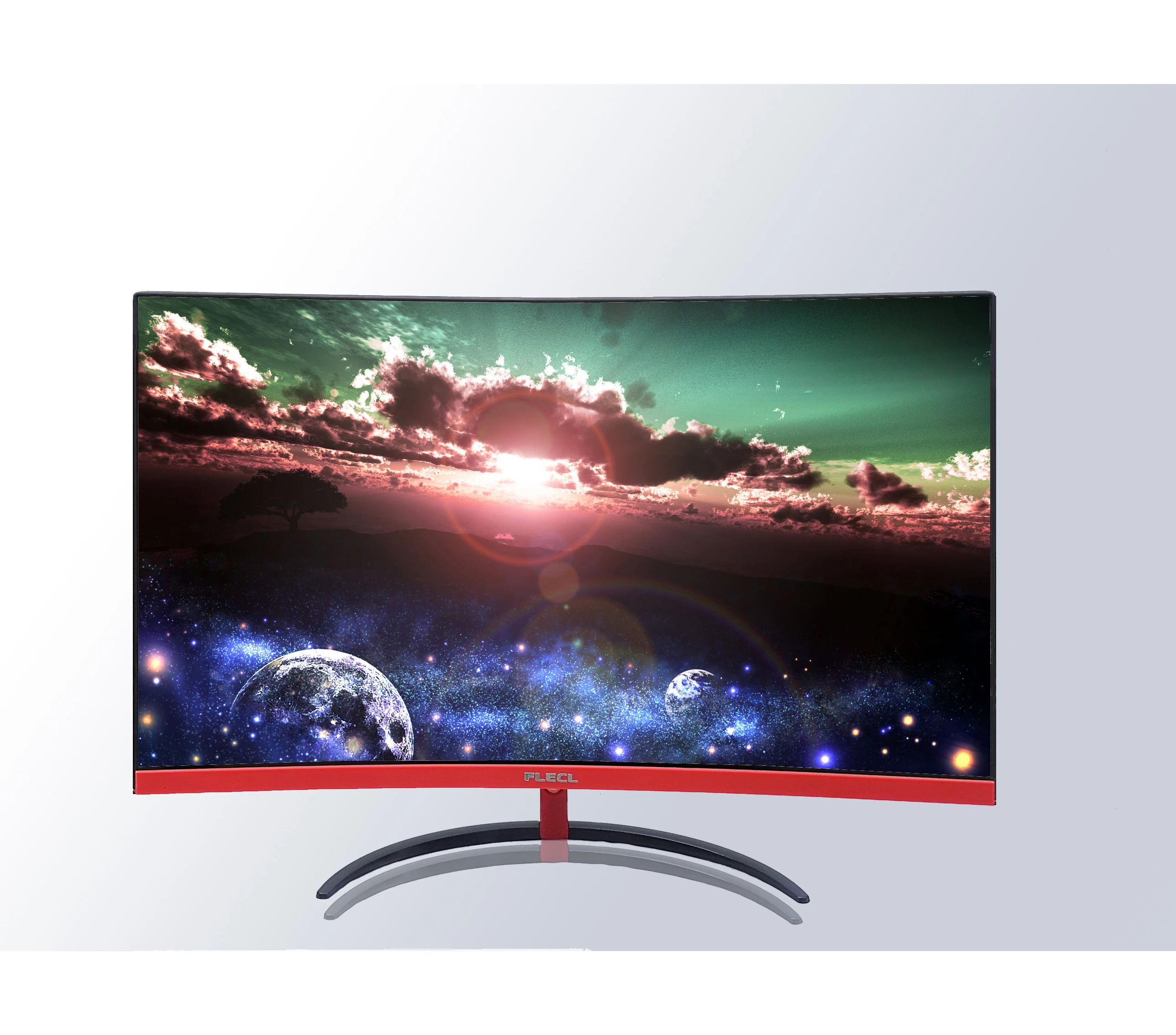 Led Monitor frameless design 24/32 inch 2k high speed led curved gaming  computer monitor for desktop