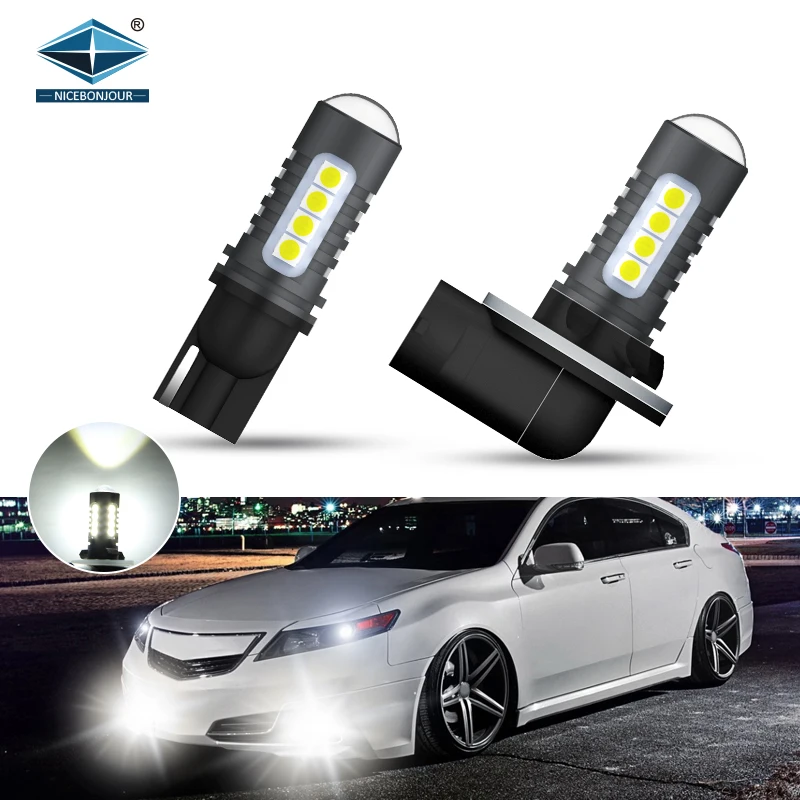 Super Bright Led 3030 18SMD Focos Led Lamp T10 881 880 H1 H3 Led Fog Light Bulb