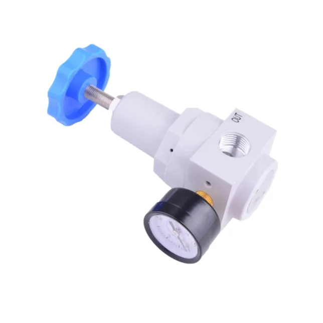 QTYH-8 QTYH-10 QTYH-15 QTYH-25 QTYH-50 1/4 3/8 1/2 2 BSP Inlet Port Pneumatic High Pressure 0~40 bar Air Regulator With Gauge