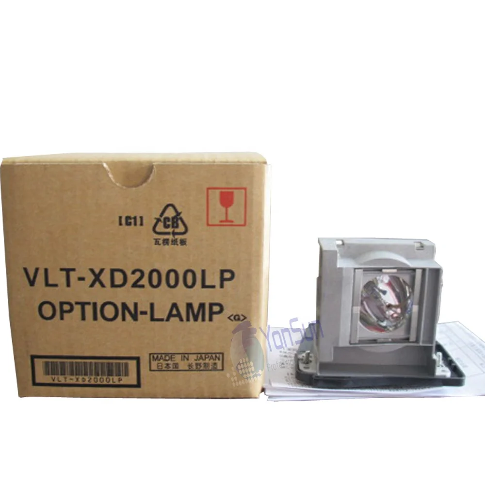  Mitsubishi VLT-XD2000LP оригинальная прожекторная Лампа для проектора (OEM) XD1000U