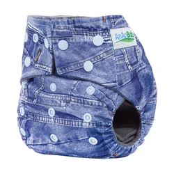 2021 Ananbaby New Design Pocket Style Ecological Reusable Bamboo Charcoal Cloth Diaper