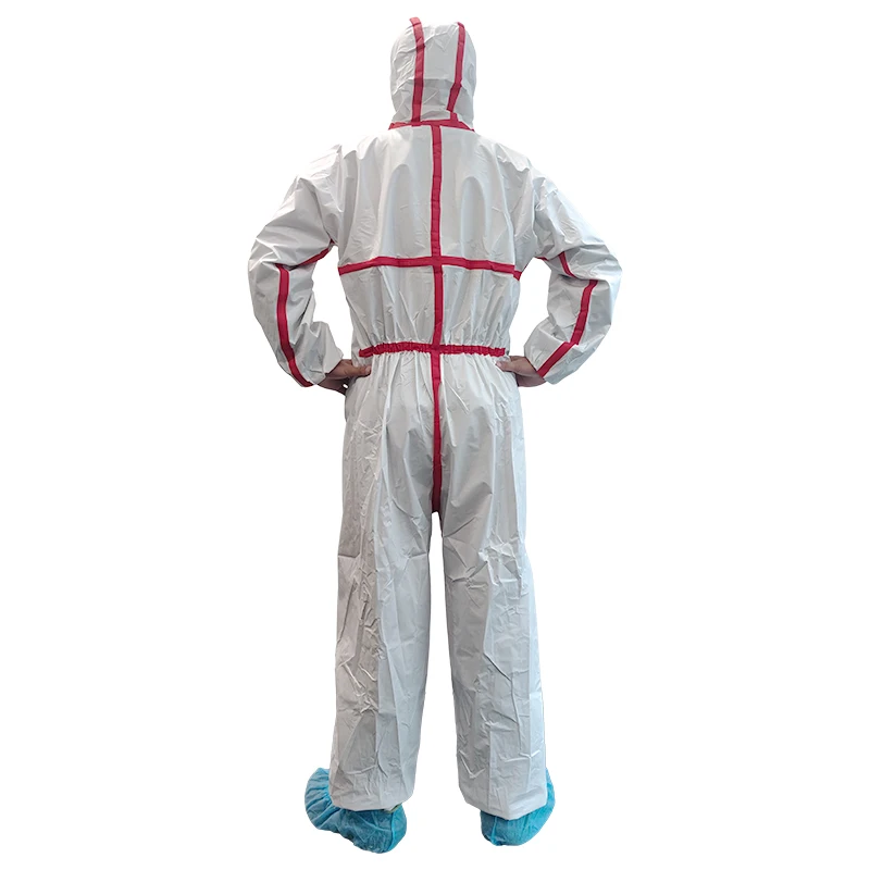 3Q brand Type4/5/6  factory Customized OEM/ODM non woven SMS SF safety working uniform disposable coverall