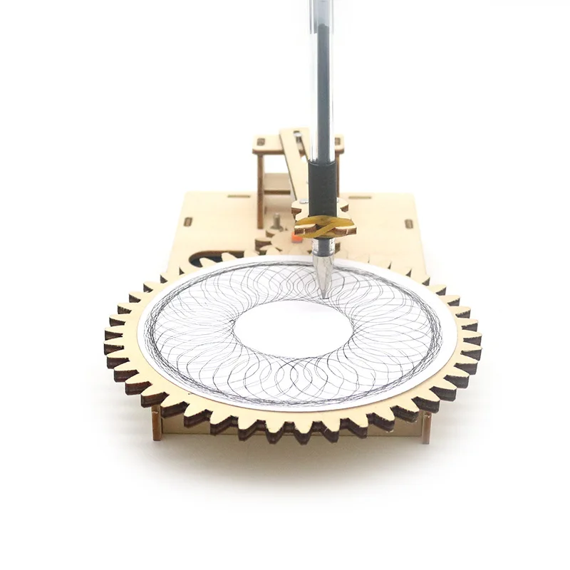 Hot DIY STEM Drawing Robot STEM Educational Toys Electronic Kit Learning Kits Science Experiment Kits