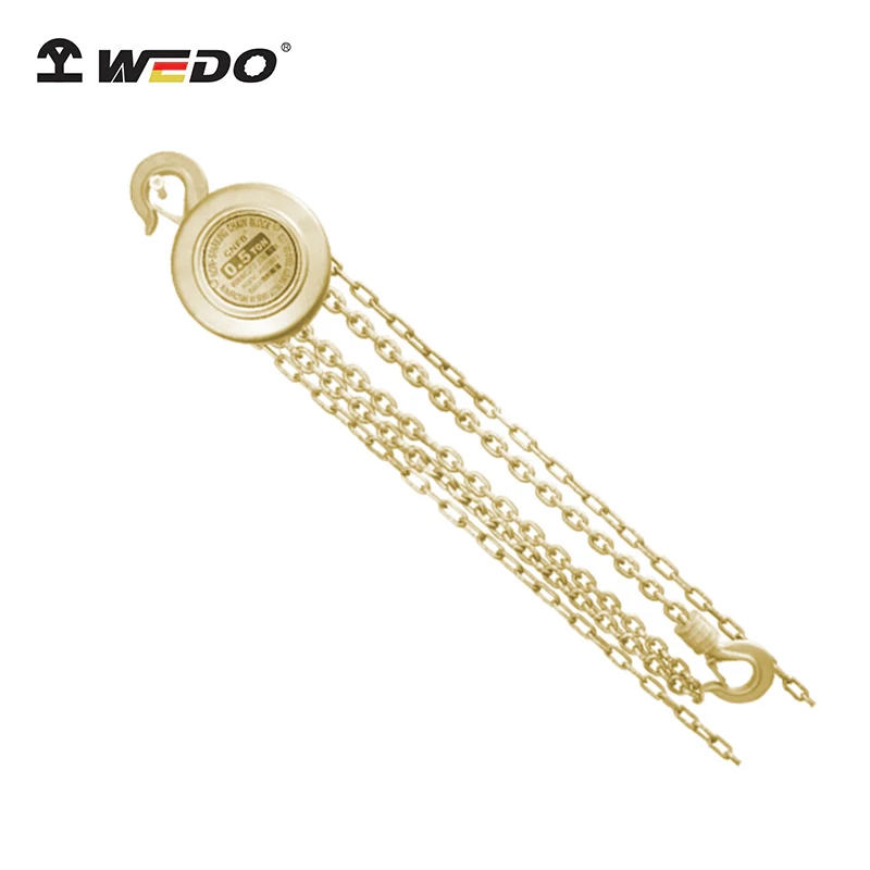 Professional WEDO Non Sparking Safety Tools Aluminium Bronze or Beryllium Copper Alloy Non Sparking Chain Hoist