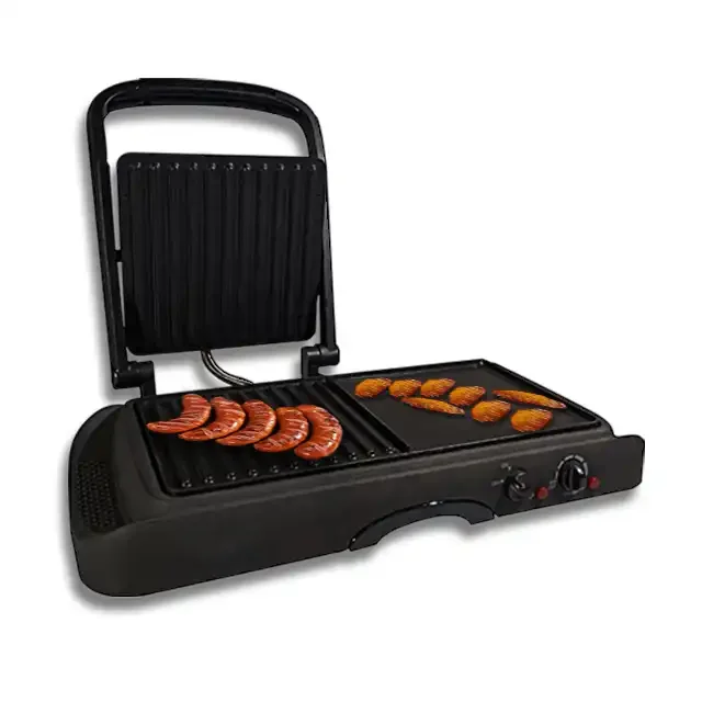 Household smokeless bbq grill barbecue for balcony Brushed Stainless Steel electric indoor kebab  bbq electric grills