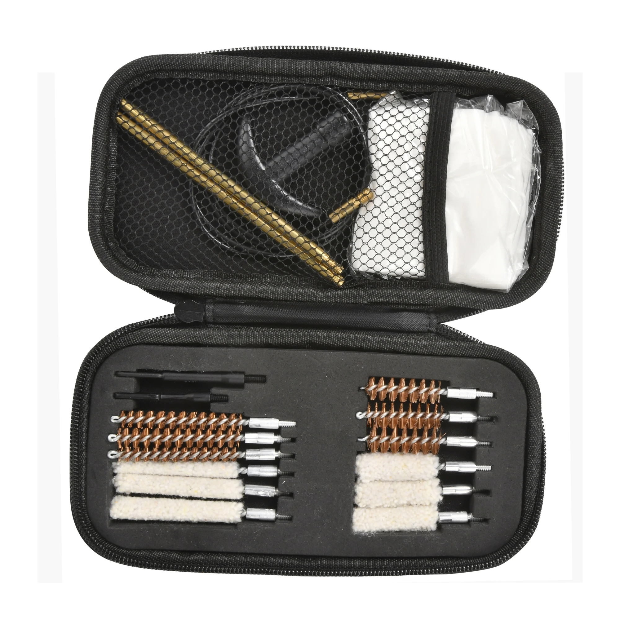 gun Cleaning Kit for All Caliber Hand Guns 22 357 38 40 44 45 9mm Brush Tools Portable Gun Cleaning Set