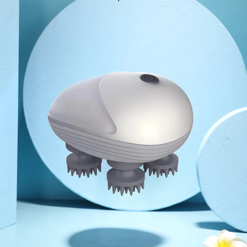 Electric Cat Massager  Health Care Relax Shoulder Neck Deep Tissue Head Scalp Massage Kneading Vibrating Device Body Massager